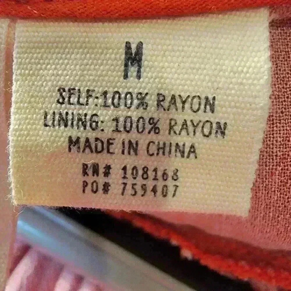 Sky & Sparrow Dress Womens Size M Red Floral High Low Hem Ruffle Button Boho - Picture 7 of 9